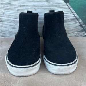 Women’s Vans Black and White Women's Sneakers.